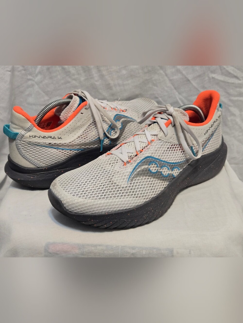Saucony Mens Kinvara 14 White Agave Gravel - S20823-85 Shoes Sz 11